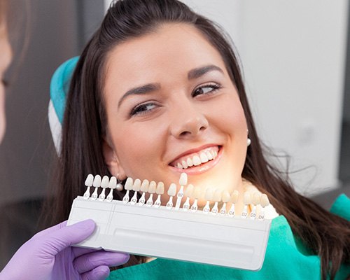 a patient during a dental appointment