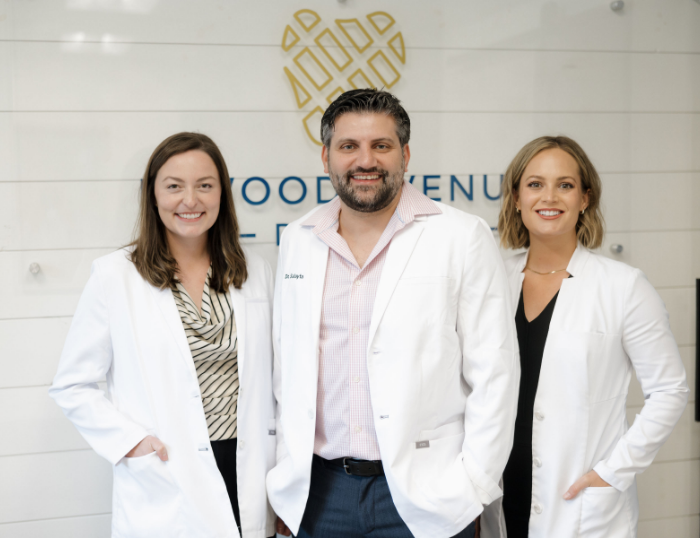 dental team smiling